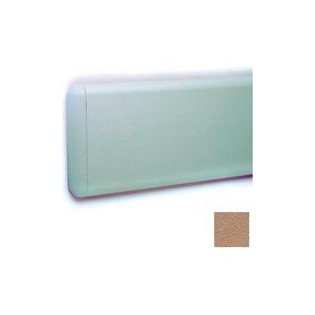 Pawling Wall Guard W/Rounded Top & Bottom Edges, Rec. Plastic Clip Retainer System, 7-3/4"H x 12'L, Mocha WG-8C-12-288